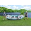 imageBestway HydroForce Inflatable Raft Set  Inflatable Boat for Kids and Adults  Great for Ponds Lakes Rivers5Person Adventure Elite