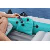 imageBestway HydroForce Inflatable Raft Set  Inflatable Boat for Kids and Adults  Great for Ponds Lakes Rivers5Person Adventure Elite