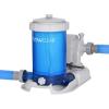 imageBestway 58671E Flowclear 2500 Gallon Transparent Filter Pump for Above Ground Swimming Pools with Adaptors and Energy Saving PlugBlue