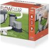 imageBestway 58671E Flowclear 2500 Gallon Transparent Filter Pump for Above Ground Swimming Pools with Adaptors and Energy Saving PlugGray