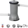 imageBestway 58671E Flowclear 2500 Gallon Transparent Filter Pump for Above Ground Swimming Pools with Adaptors and Energy Saving PlugGray