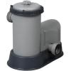 imageBestway 58671E Flowclear 2500 Gallon Transparent Filter Pump for Above Ground Swimming Pools with Adaptors and Energy Saving PlugGray