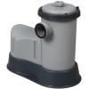 imageBestway 58671E Flowclear 2500 Gallon Transparent Filter Pump for Above Ground Swimming Pools with Adaptors and Energy Saving PlugGray