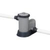 imageBestway 58671E Flowclear 2500 Gallon Transparent Filter Pump for Above Ground Swimming Pools with Adaptors and Energy Saving PlugGray