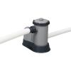 imageBestway 58671E Flowclear 2500 Gallon Transparent Filter Pump for Above Ground Swimming Pools with Adaptors and Energy Saving PlugGray