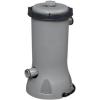 imageBestway 58671E Flowclear 2500 Gallon Transparent Filter Pump for Above Ground Swimming Pools with Adaptors and Energy Saving PlugGray