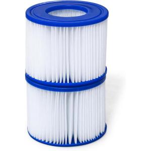imageBestway SaluSpa Filter Cartridge VI  Compatible with All SaluSpa Inflatable Hot Tub and Spa Models 2 Count Pack of 1Cartridge