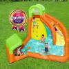 imageBestway H2OGO Turbo Splash Water Zone Mega Water Park  Inflatable Slide Climbing Wall Splash Pool  Great for Kids Ages 5Canopy Cove