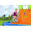imageBestway H2OGO Turbo Splash Water Zone Mega Water Park  Inflatable Slide Climbing Wall Splash Pool  Great for Kids Ages 5Hydro Hangout