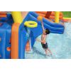 imageBestway H2OGO Turbo Splash Water Zone Mega Water Park  Inflatable Slide Climbing Wall Splash Pool  Great for Kids Ages 5Super Speedway