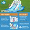 imageBestway H2OGO Turbo Splash Water Zone Mega Water Park  Inflatable Slide Climbing Wall Splash Pool  Great for Kids Ages 5Tidal Trifecta