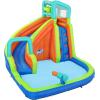 imageBestway H2OGO Turbo Splash Water Zone Mega Water Park  Inflatable Slide Climbing Wall Splash Pool  Great for Kids Ages 5Turbo Splash