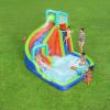imageBestway H2OGO Turbo Splash Water Zone Mega Water Park  Inflatable Slide Climbing Wall Splash Pool  Great for Kids Ages 5Turbo Splash