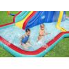 imageBestway H2OGO Turbo Splash Water Zone Mega Water Park  Inflatable Slide Climbing Wall Splash Pool  Great for Kids Ages 5Waterfall Waves