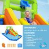 imageBestway H2OGO Turbo Splash Water Zone Mega Water Park  Inflatable Slide Climbing Wall Splash Pool  Great for Kids Ages 5Wild Tide