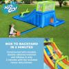 imageBestway H2OGO Turbo Splash Water Zone Mega Water Park  Inflatable Slide Climbing Wall Splash Pool  Great for Kids Ages 5Wild Tide