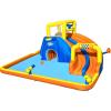 imageBestway H2OGO Turbo Splash Water Zone Mega Water Park  Inflatable Slide Climbing Wall Splash Pool  Great for Kids Ages 5Super Speedway