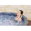 imageBestway SaluSpa Paris ThermaCore UltraFit Smart AirJet Rigid Foam Hot Tub Spa 67quot x 255quot  Fits Up to 46 Persons  Grey Marble
