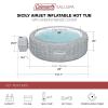 imageBestway Coleman Sicily AirJet Large Round 5 to 7 Person Inflatable Hot Tub Portable Outdoor Spa with 180 AirJets and EnergySense Cover GreySicily EnergySense