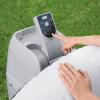 imageBestway SaluSpa Aruba AirJet Large Round 2 to 3 Person Inflatable Hot Tub Portable Outdoor Spa with 110 AirJets and EnergySense Cover GreyAruba