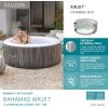 imageBestway SaluSpa Fiji AirJet Large Round 2 to 4 Person Inflatable Hot Tub Portable Outdoor Spa with 120 AirJets and EnergySense Cover GreyBahamas