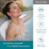 imageBestway SaluSpa Honolulu AirJet Large Round 4 to 6 Person Inflatable Hot Tub Portable Outdoor Spa with 140 AirJets and EnergySense Cover GreyEnergy Efficient