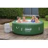 imageColeman Palm Springs EnergySense AirJet Inflatable Hot Tub Spa 77quot x 28quot  Portable Hot Tub with 2 Covers 1 EnergyEfficient Thermal Cover and 1 Standard Cover  Fits Up to 46 Persons  Green4 Capacity Forest Green