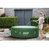 imageColeman Palm Springs EnergySense AirJet Inflatable Hot Tub Spa 77quot x 28quot  Portable Hot Tub with 2 Covers 1 EnergyEfficient Thermal Cover and 1 Standard Cover  Fits Up to 46 Persons  Green4 Capacity Forest Green