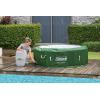 imageColeman Palm Springs EnergySense AirJet Inflatable Hot Tub Spa 77quot x 28quot  Portable Hot Tub with 2 Covers 1 EnergyEfficient Thermal Cover and 1 Standard Cover  Fits Up to 46 Persons  Green4 Capacity Forest Green
