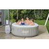 imageColeman Palm Springs EnergySense AirJet Inflatable Hot Tub Spa 77quot x 28quot  Portable Hot Tub with 2 Covers 1 EnergyEfficient Thermal Cover and 1 Standard Cover  Fits Up to 46 Persons  Green2 Capacity Light Grey