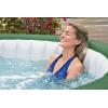 imageColeman Palm Springs EnergySense AirJet Inflatable Hot Tub Spa 77quot x 28quot  Portable Hot Tub with 2 Covers 1 EnergyEfficient Thermal Cover and 1 Standard Cover  Fits Up to 46 Persons  Green4 Capacity Forest Green