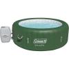 imageColeman Palm Springs EnergySense AirJet Inflatable Hot Tub Spa 77quot x 28quot  Portable Hot Tub with 2 Covers 1 EnergyEfficient Thermal Cover and 1 Standard Cover  Fits Up to 46 Persons  Green4 Capacity Forest Green