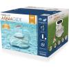 imageBestway Flowclear AquaGlide Automatic Pool Cleaning Robot  Robotic Vacuum Cleaner Features Cordless Rechargeable Battery  Designed for FlatBottom Above Ground and Inground Swimming Pools