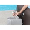 imageBestway SaluSpa San Diego UltraFit EnergySense Inflatable Hot Tub Spa 77quot x 26quot  Portable Hot Tub with EnergyEfficient Cover and Builtin Pump  Fits Up to 46 Persons  Brown WoodDominica EnergySense