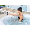 imageBestway SaluSpa San Diego UltraFit EnergySense Inflatable Hot Tub Spa 77quot x 26quot  Portable Hot Tub with EnergyEfficient Cover and Builtin Pump  Fits Up to 46 Persons  Brown WoodSan Diego UltraFit EnergySense