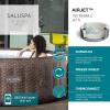 imageBestway SaluSpa St Moritz AirJet 5 to 7 Person Inflatable Hot Tub Round Portable Outdoor Spa with 180 AirJets and EnergySense Energy Saving CoverBrown