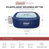 imageColeman Hawaii AirJet Large Square 4 to 6 Person Inflatable Hot Tub Portable Outdoor Spa with 140 AirJets and EnergySense Cover GreyBlue