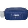 imageColeman Hawaii AirJet Large Square 4 to 6 Person Inflatable Hot Tub Portable Outdoor Spa with 140 AirJets and EnergySense Cover GreyBlue