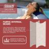 imageColeman Hawaii AirJet Large Square 4 to 6 Person Inflatable Hot Tub Portable Outdoor Spa with 140 AirJets and EnergySense Cover GreyBlue