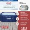 imageColeman Hawaii AirJet Large Square 4 to 6 Person Inflatable Hot Tub Portable Outdoor Spa with 140 AirJets and EnergySense Cover GreyBlue