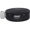 imageColeman Ponderosa AirJet 2 to 4 Person Inflatable Hot Tub Round Portable Outdoor Spa w 120 AirJets ampamp EnergySense Energy Saving Cover OrangeBlack
