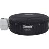 imageColeman Ponderosa AirJet 2 to 4 Person Inflatable Hot Tub Round Portable Outdoor Spa w 120 AirJets ampamp EnergySense Energy Saving Cover OrangeBlack