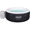 imageColeman Ponderosa AirJet 2 to 4 Person Inflatable Hot Tub Round Portable Outdoor Spa w 120 AirJets ampamp EnergySense Energy Saving Cover OrangeBlack