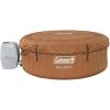 imageColeman Ponderosa AirJet 2 to 4 Person Inflatable Hot Tub Round Portable Outdoor Spa w 120 AirJets ampamp EnergySense Energy Saving Cover OrangeOrange