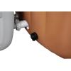 imageColeman Ponderosa AirJet 2 to 4 Person Inflatable Hot Tub Round Portable Outdoor Spa w 120 AirJets ampamp EnergySense Energy Saving Cover OrangeOrange