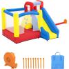 imageH2OGO Slidetastic Mega Bouncer Bounce House 9 x 85quot x 84quot  for Indoor and Outdoor Play  Perfect for Kids Ages 3
