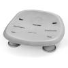 imageBestway SaluSpa AirJet Inflatable Square Hot Tub with Set of 6 Underwater Non Slip Pool and Spa Seat with Adjustable Legs Gray