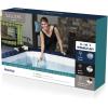 imageBestway SaluSpa AllinOne 3 Piece Maintenance Cleaning Tool Accessory Set with Scrub Brush Mitt and Skimmer Net for Hot Tub and Spa