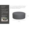 imageBestway SaluSpa EnergySense Thermal Round Hot Tub Cover 85quot x 315quotRound