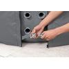 imageBestway SaluSpa EnergySense Thermal Round Hot Tub Cover 85quot x 315quotRound